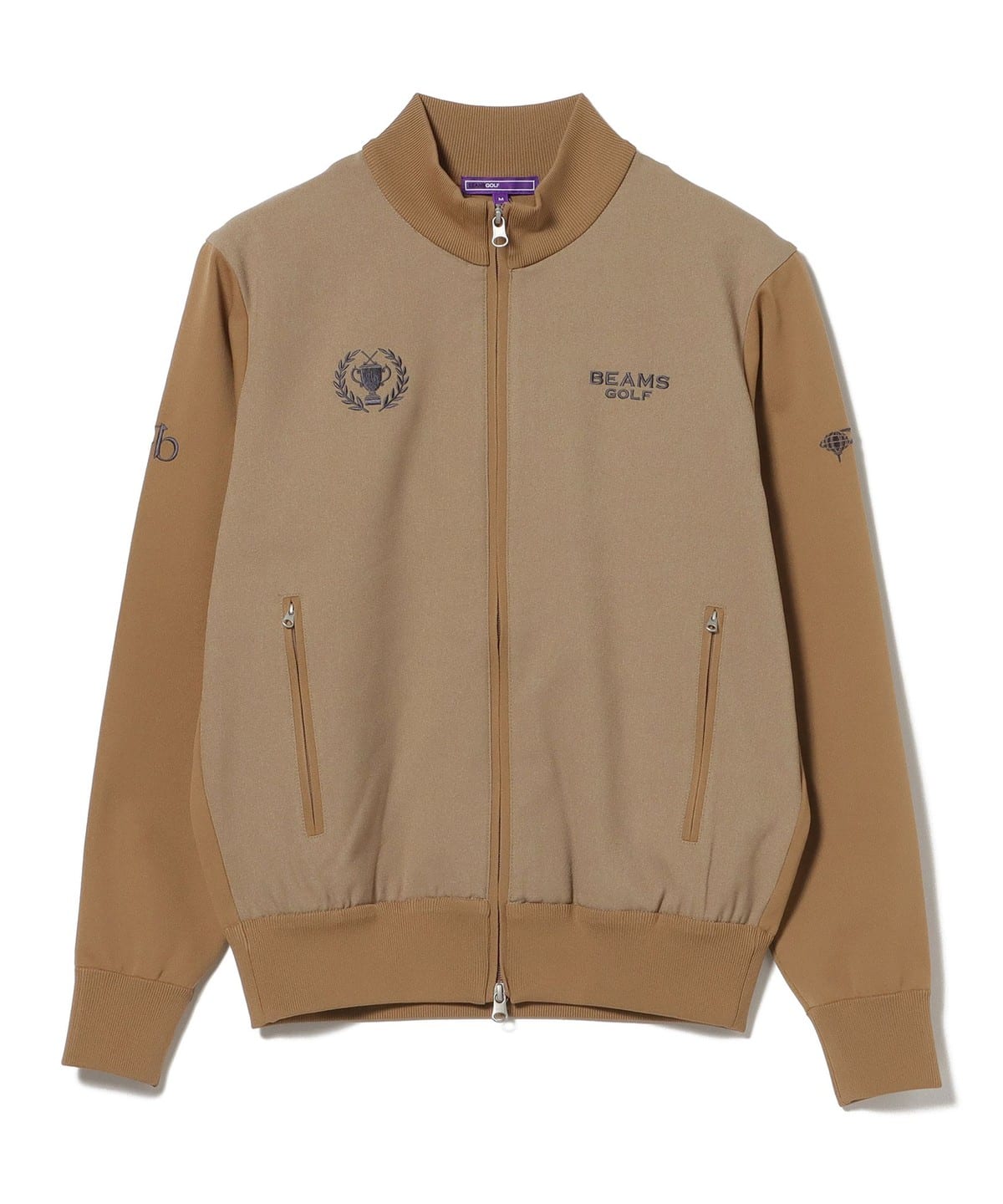BEAMS GOLF（ビームス ゴルフ）PURPLE LABEL / コンビ ニット ブルゾン