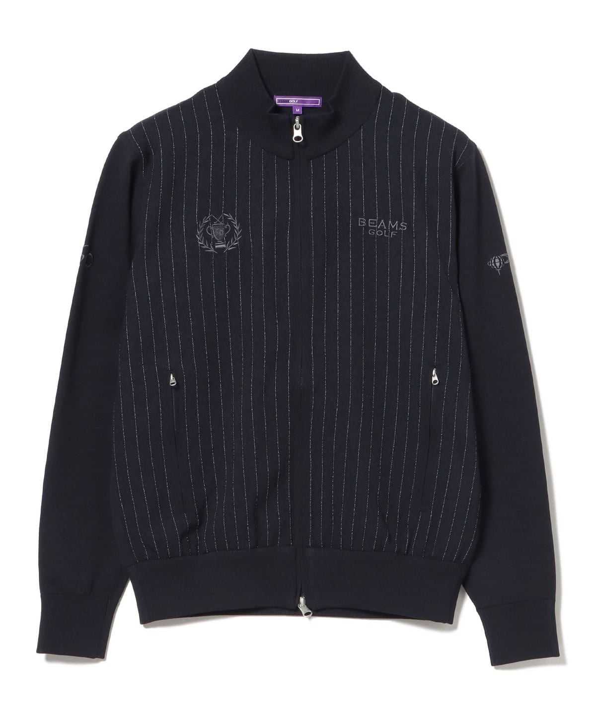 BEAMS GOLF（ビームス ゴルフ）PURPLE LABEL / コンビ ニット ブルゾン