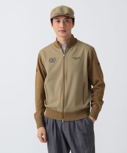 PURPLE LABEL / コンビ ニット ブルゾン