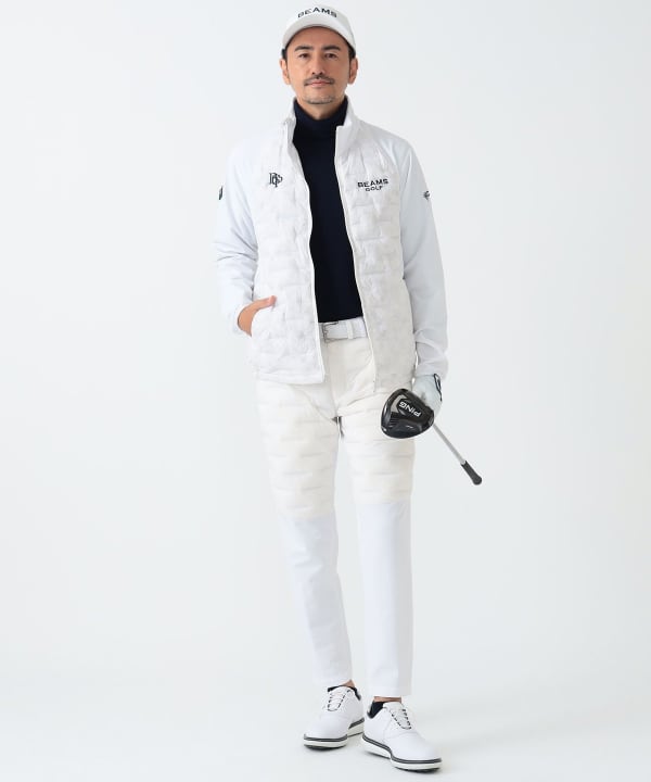 [BEAMS GOLF PURPLE LABEL] ヘリンボーン切り替えパンツ 楽天市場】【SALE／40%OFF】BEAMS GOLF PURPLE LABEL