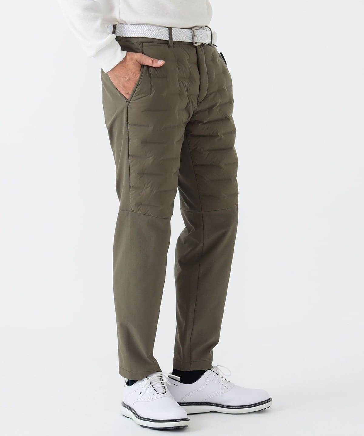 PURPLE LABEL / 接結ダウン 切り替え3Dパンツ パンツ MEN OLIVE 46 PURPLE LABEL / 接結ダウン 切り替え3Dパンツ パンツ MEN OLIVE 46