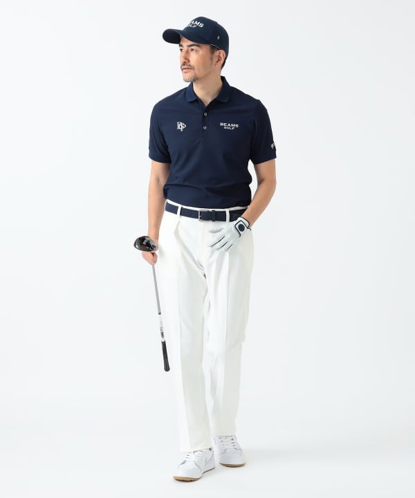 サイズ：44 BEAMS GOLF ビームスゴルフ パープルレーベル ストレッチパンツ  ネイビー系 [240101442645] ゴルフウェア メンズ ストスト 84230075803_C_1.jpg