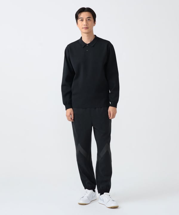新作 ビームスゴルフ パンツ サイドライン ボンディング 裏起毛 ブラック BEAMS GOLF（ビームス ゴルフ）ORANGE LABEL / サイドライン