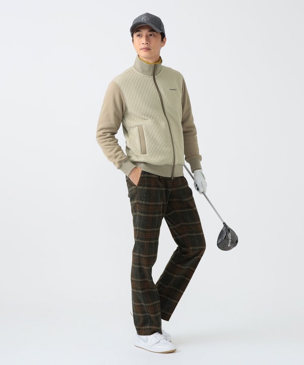 ビームスゴルフ　チェックパンツ　L BEAMS GOLF（ビームス ゴルフ）PURPLE LABEL / ウールトロピカル