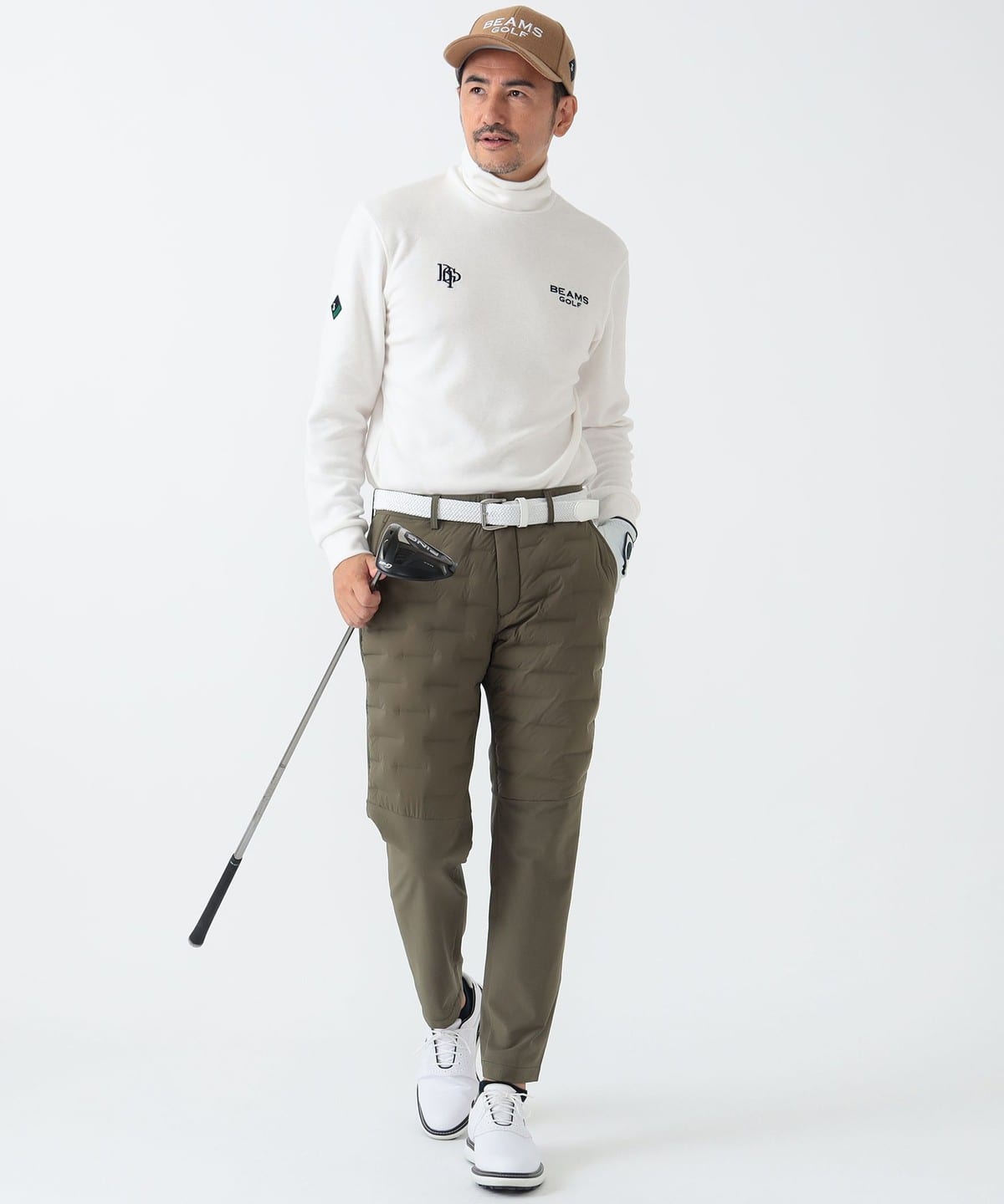 BEAMS GOLF（ビームス ゴルフ）PURPLE LABEL / 接結ダウン 切り替え3D
