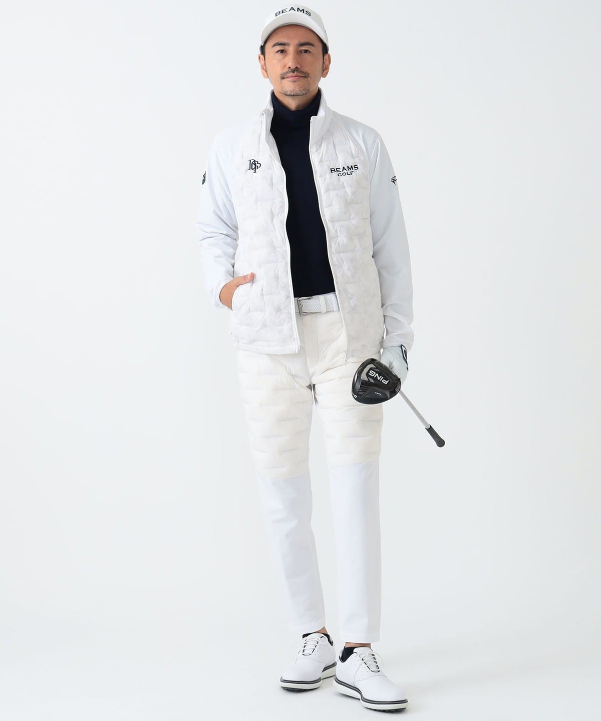 BEAMS GOLF（ビームス ゴルフ）PURPLE LABEL / 接結ダウン 切り替え3D