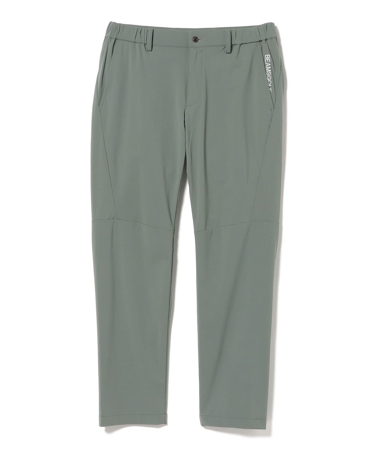 美品 BEAMS GOLF ストレッチ3Dパンツ サイズ50(L相当)オリーブ BEAMS GOLF（ビームス ゴルフ）PURPLE LABEL / 撥水トリコット