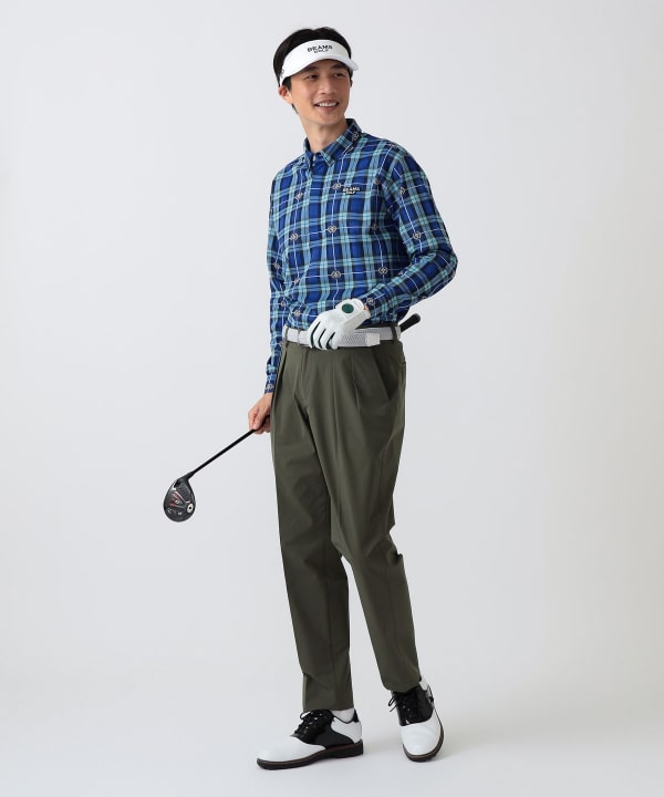 PURPLE LABEL / ストレッチツイル 2プリーツ パンツ Model： H186 B92 W74 H90 Size：L
