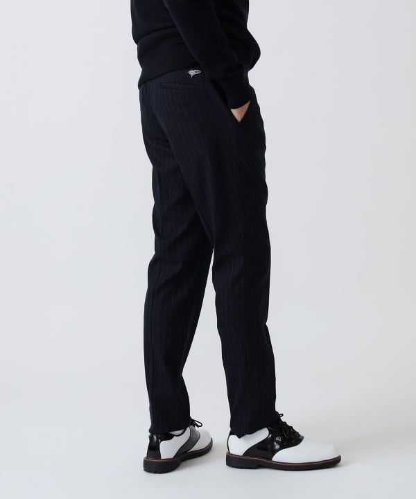 PURPLE LABEL / Stretch Saxony Stripe Pants Model: H186 B92 W74 H90 Size: L