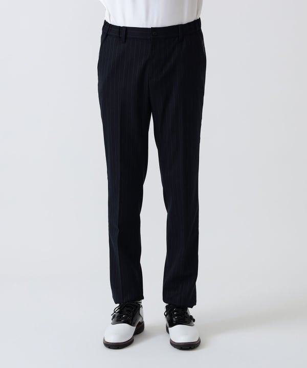 PURPLE LABEL / Stretch Saxony Stripe Pants Model: H186 B92 W74 H90 Size: L
