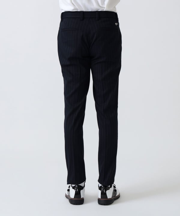 PURPLE LABEL / Stretch Saxony Stripe Pants Model: H186 B92 W74 H90 Size: L