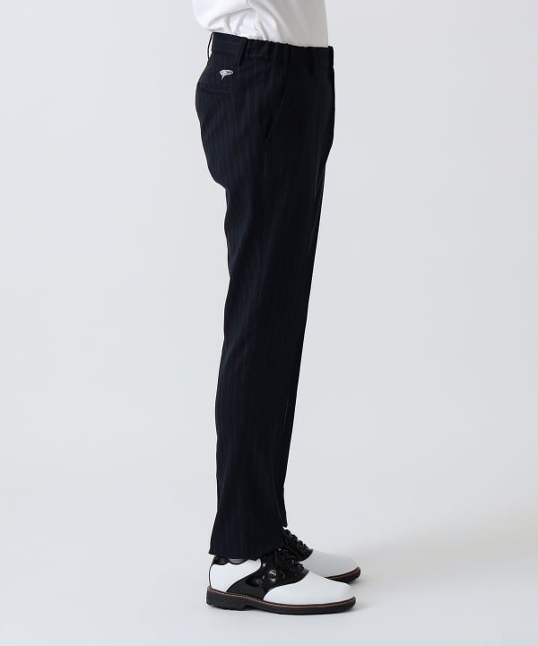 PURPLE LABEL / Stretch Saxony Stripe Pants Model: H186 B92 W74 H90 Size: L