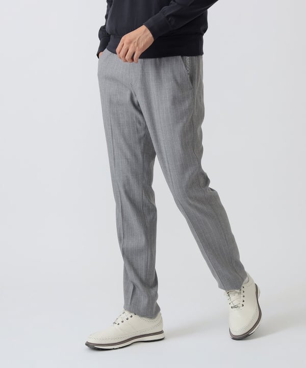 PURPLE LABEL / Stretch Saxony Stripe Pants Model: H186 B92 W74 H90 Size: L