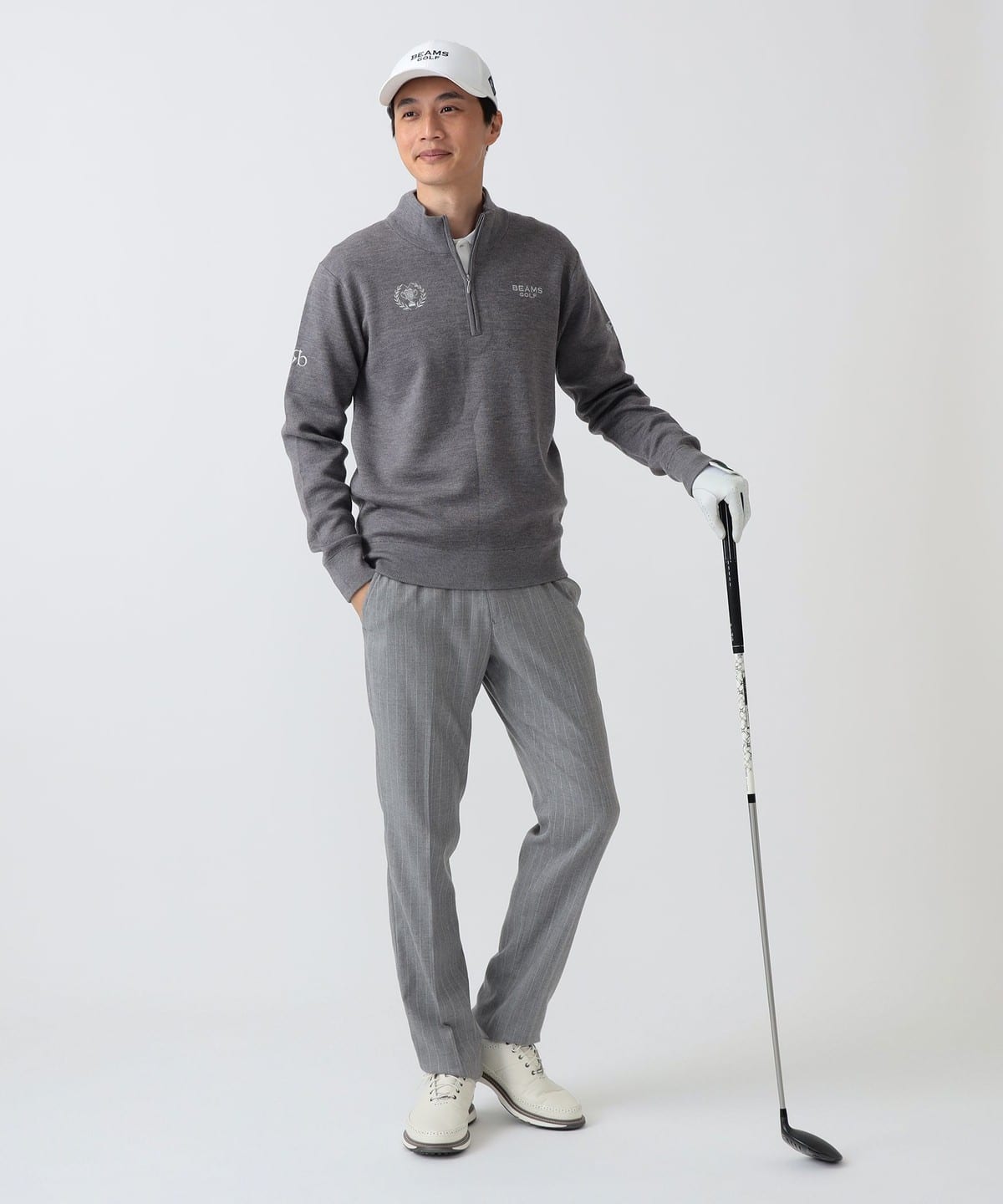BEAMS GOLF（ビームス ゴルフ）PURPLE LABEL / ストレッチ サキソニー