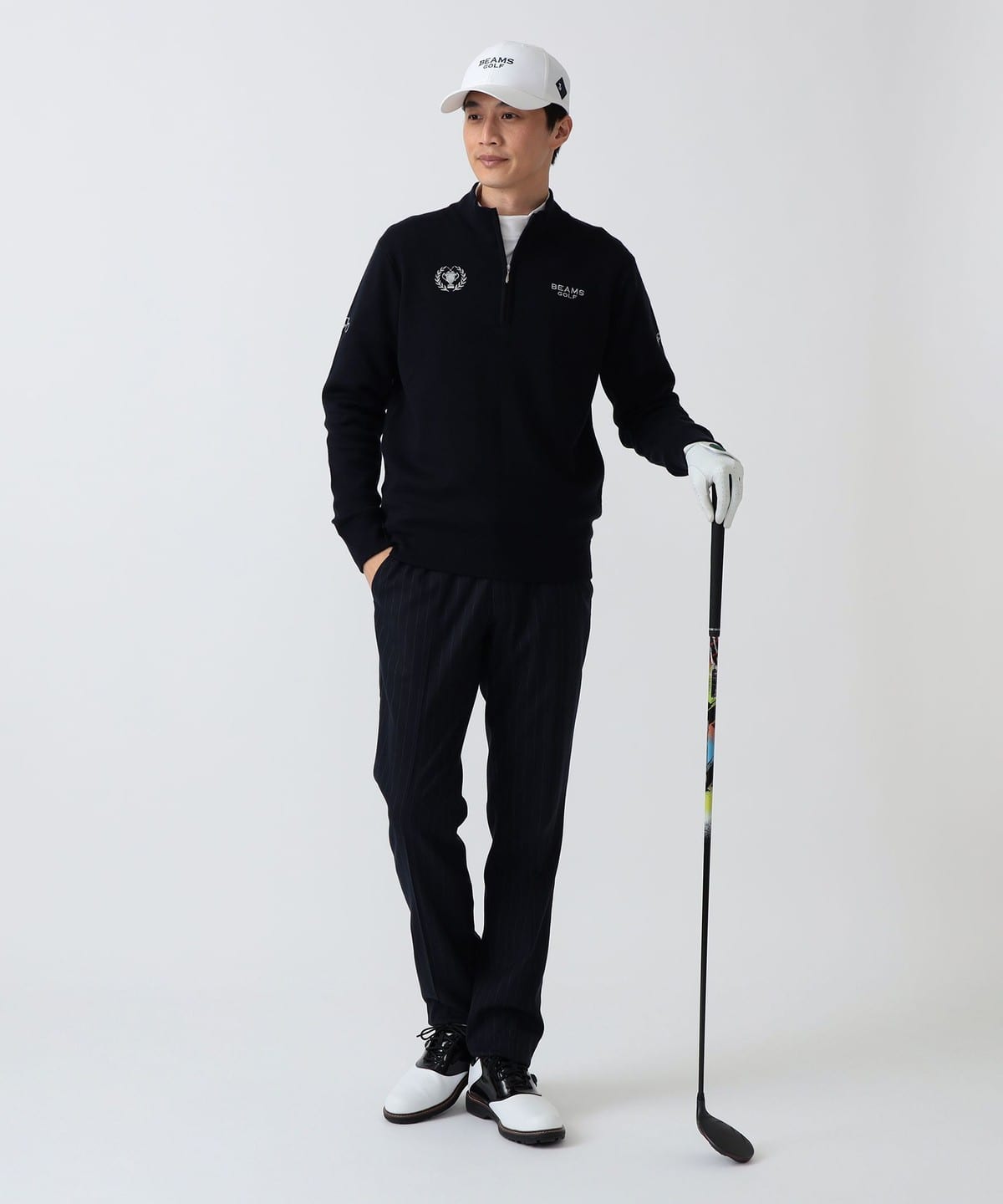 BEAMS GOLF（ビームス ゴルフ）PURPLE LABEL / ストレッチ サキソニー