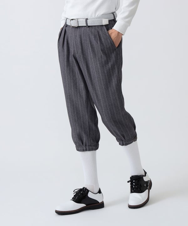 PURPLE LABEL / ストレッチ ニッカポッカーズ（防風） Model： H186 B92 W74 H90 Size：L
