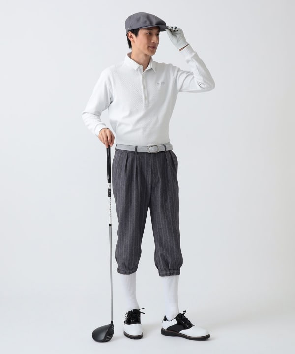 PURPLE LABEL / ストレッチ ニッカポッカーズ（防風） Model： H186 B92 W74 H90 Size：L