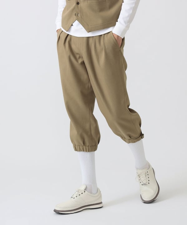 PURPLE LABEL / ストレッチ ニッカポッカーズ（防風） Model： H186 B92 W74 H90 Size：L