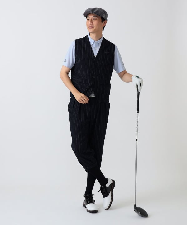 PURPLE LABEL / ストレッチ ニッカポッカーズ（防風） Model： H186 B92 W74 H90 Size：L