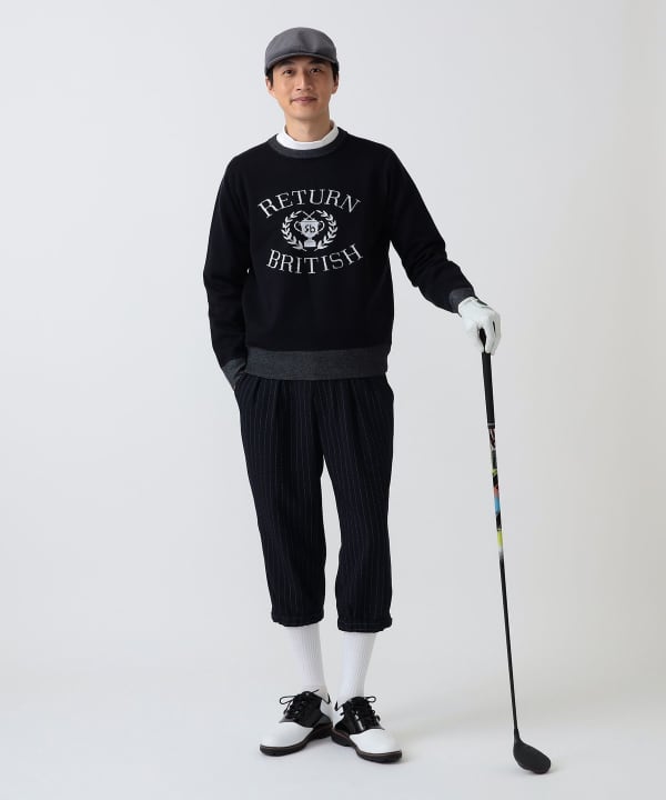 PURPLE LABEL / ストレッチ ニッカポッカーズ（防風） Model： H186 B92 W74 H90 Size：L