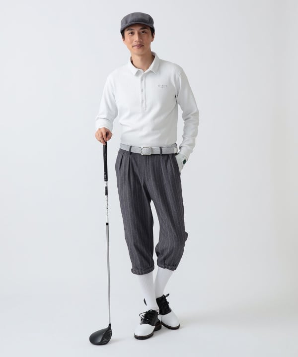 PURPLE LABEL / ストレッチ ニッカポッカーズ（防風） Model： H186 B92 W74 H90 Size：L