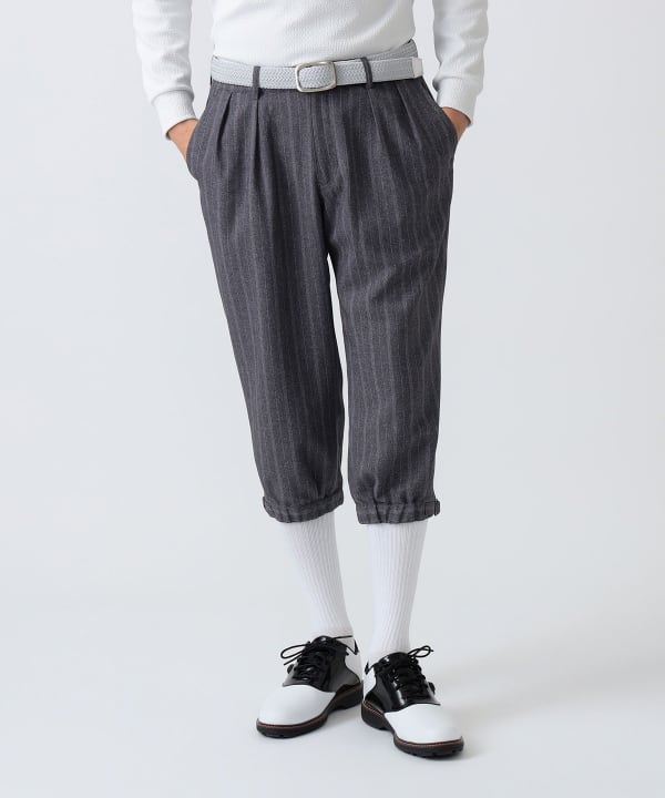 PURPLE LABEL / ストレッチ ニッカポッカーズ（防風） Model： H186 B92 W74 H90 Size：L