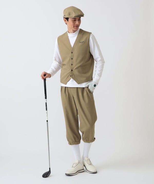PURPLE LABEL / ストレッチ ニッカポッカーズ（防風） Model： H186 B92 W74 H90 Size：L