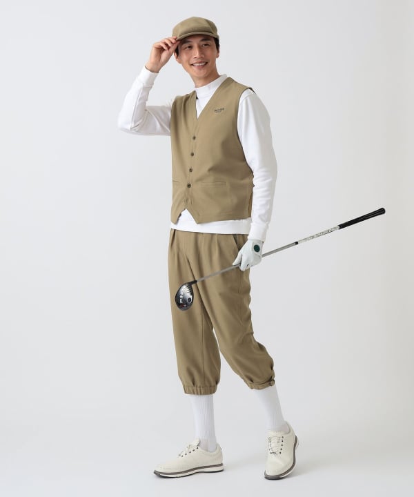 PURPLE LABEL / ストレッチ ニッカポッカーズ（防風） Model： H186 B92 W74 H90 Size：L