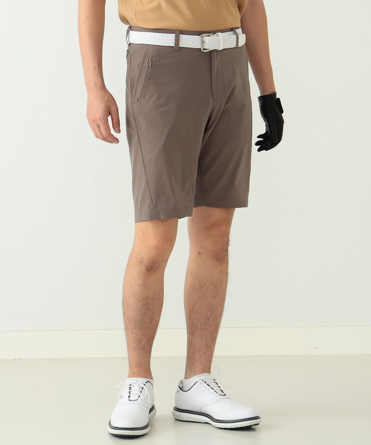 PURPLE LABEL / マイクロドット 3D ストレッチ ショートパンツ パンツ MEN BEIGE 44 PURPLE LABEL / マイクロドット 3D ストレッチ ショートパンツ パンツ MEN BEIGE 44