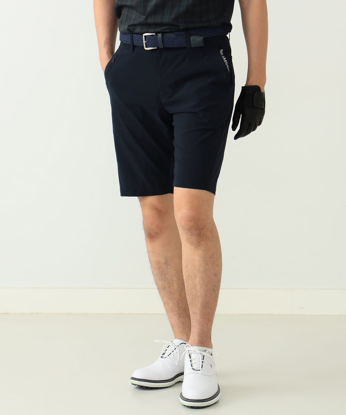 【4/17再値下げ】PURPLE LABEL / マイクロドット 3D ストレッチ ショートパンツ パンツ MEN NAVY 50 【4/17再値下げ】PURPLE LABEL / マイクロドット 3D ストレッチ ショートパンツ パンツ MEN NAVY 50