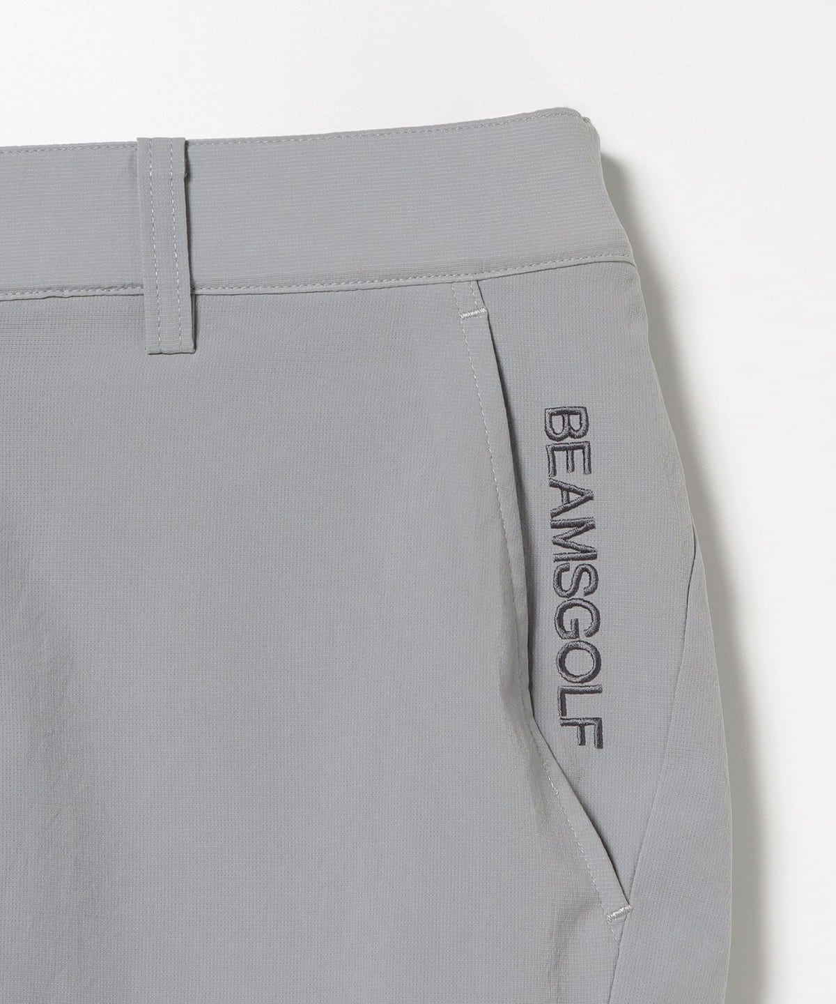 BEAMS GOLF ORANGE LABEL ロゴ ジップ ストレッチパンツ(ロング