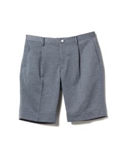 ▲BEAMS GOLF PURPLE LABEL / 裏毛 ワンプリーツ ショートパンツ