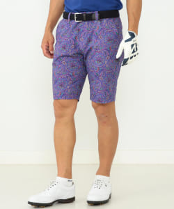 BEAMS GOLF PURPLE LABEL / ペイズリー柄 ショートパンツ