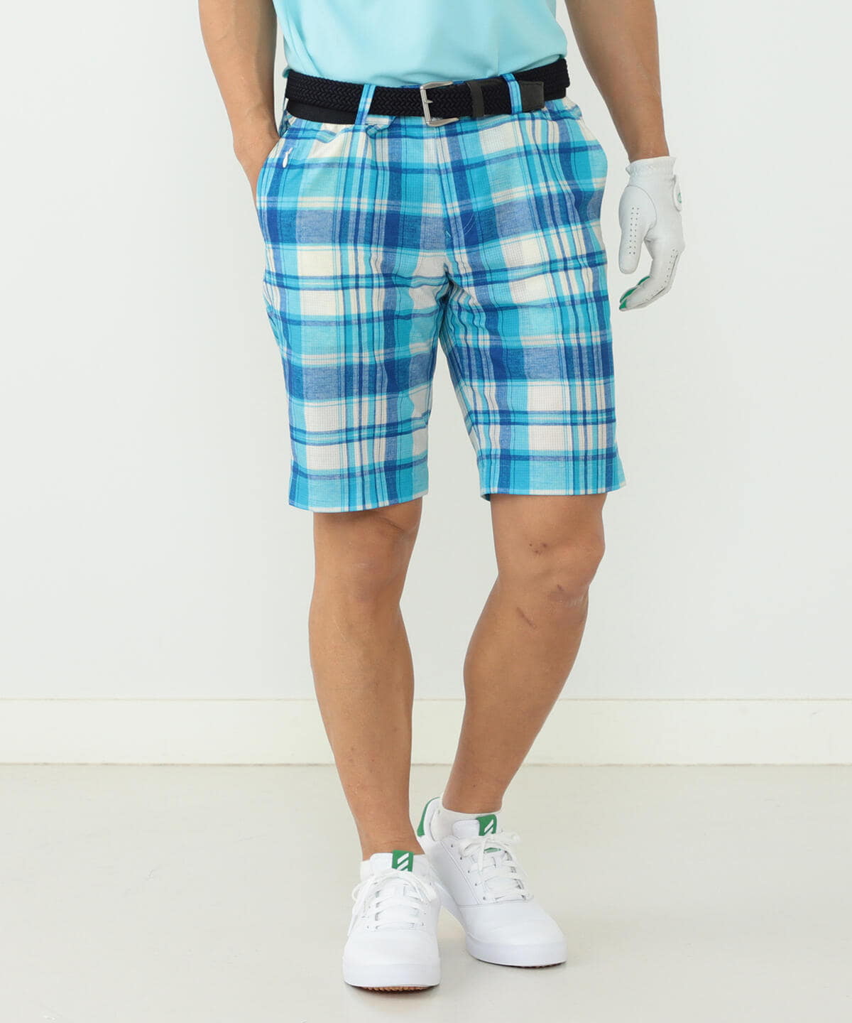 BEAMS GOLF PURPLE LABEL チェック パンツ