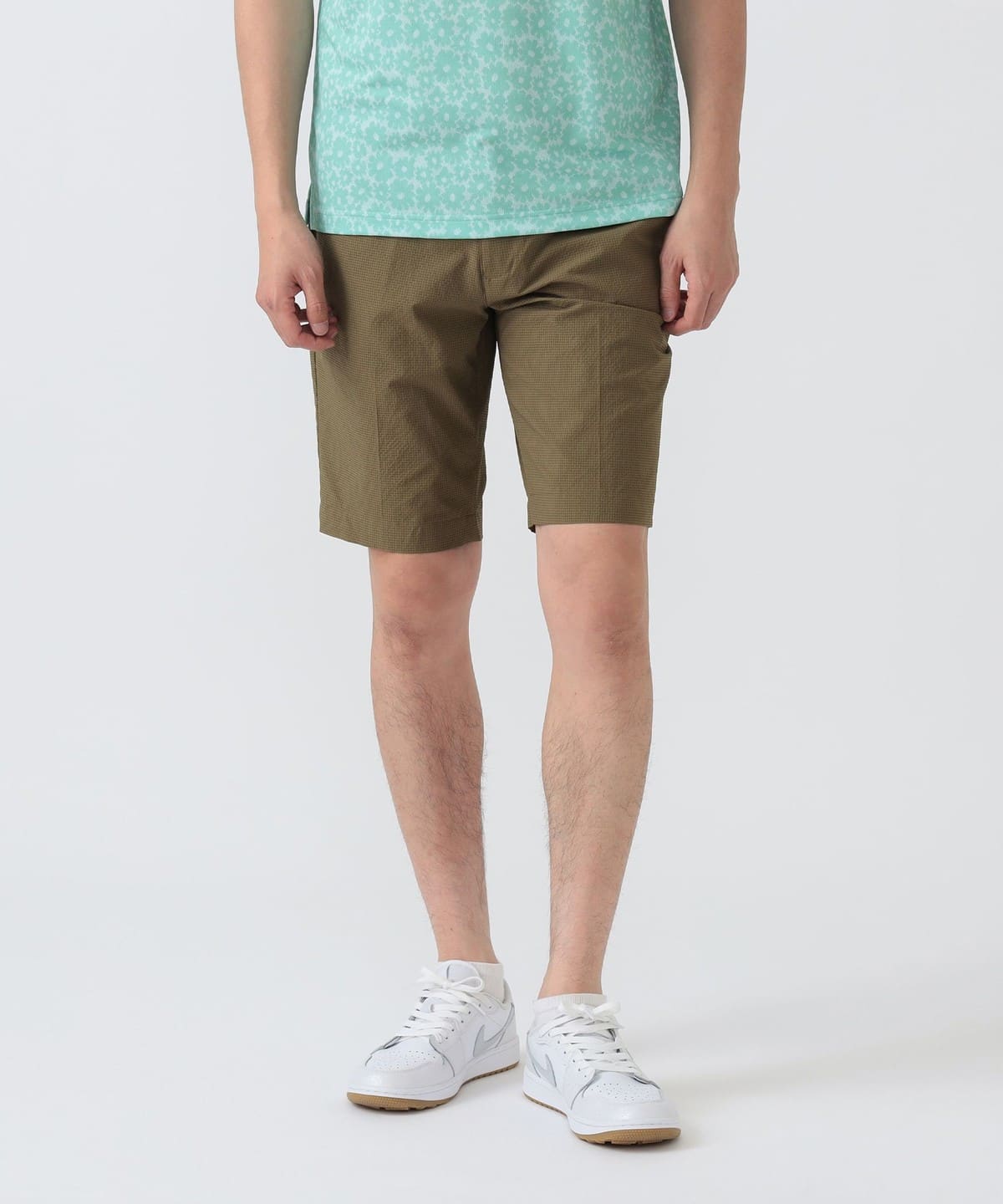 BEAMS GOLF　ツイル ショートパンツ　ダークブラウン・Lサイズ BEAMS GOLF（ビームス ゴルフ）PURPLE LABEL / ソロテックス サッカー