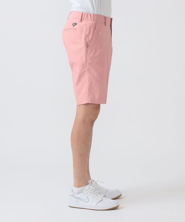 PURPLE LABEL / クールマックス（R）ストレッチショートパンツ（吸水速乾・UVカット） Model： H186 B92 W74 H90 Size：L