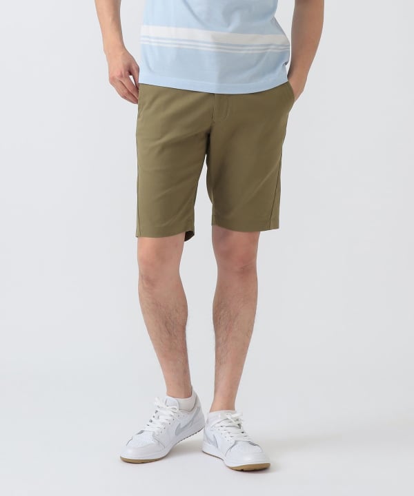 PURPLE LABEL / クールマックス（R）ストレッチショートパンツ（吸水速乾・UVカット） Model： H186 B92 W74 H90 Size：L