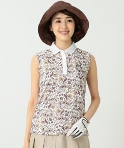 BEAMS GOLF PURPLE LABEL / 小花柄 ノースリーブ
