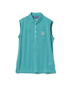 BEAMS GOLF PURPLE LABEL / シャドー ボーダー ノースリーブ