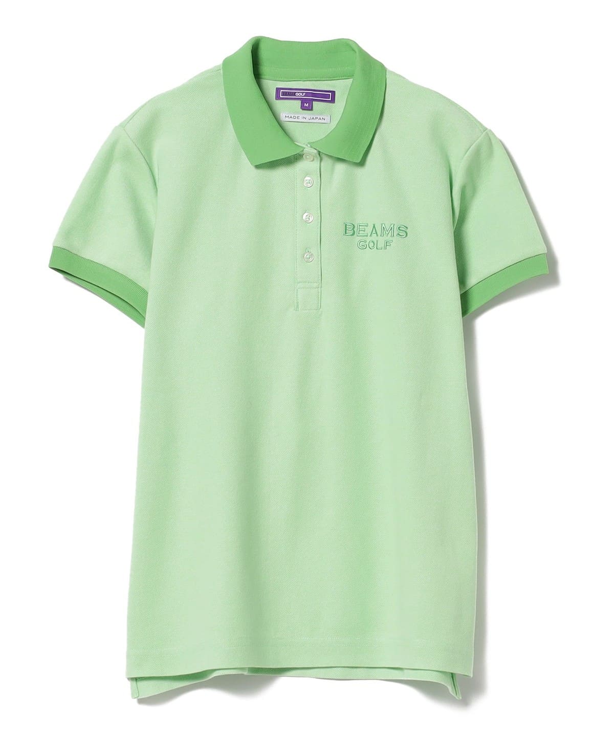 〈WOMEN〉 PURPLE LABEL / セイタック鹿の子 シャンブレー ポロシャツ シャツ・ブラウス WOMEN GREEN S 〈WOMEN〉 PURPLE LABEL / セイタック鹿の子 シャンブレー ポロシャツ シャツ・ブラウス WOMEN GREEN S