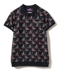 〈WOMEN〉 PURPLE LABEL / COMOプリント 襟付き プルオーバー