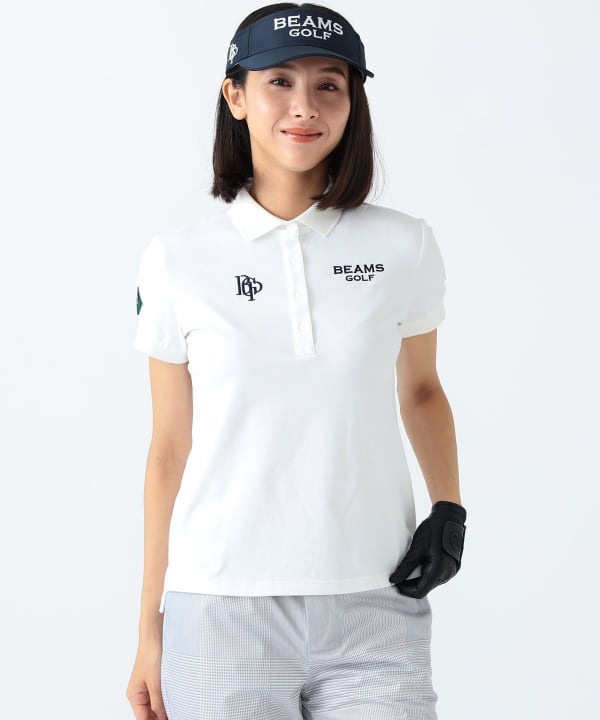 BEAMS GOLF（ビームス ゴルフ）〈WOMEN〉 PURPLE LABEL / スフィダンテ ベア鹿の子 ボタンダウンポロシャツ（シャツ・ブラウス  ポロシャツ）通販｜BEAMS