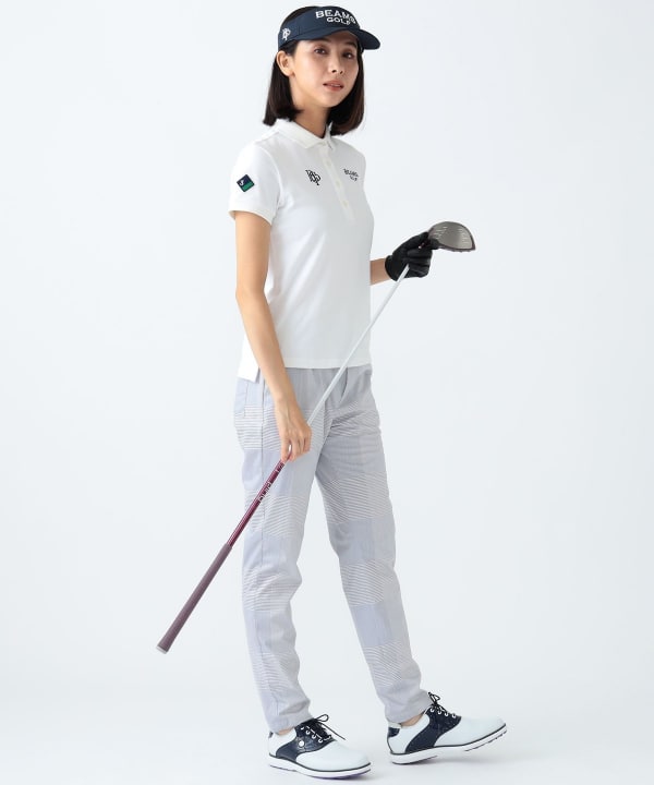 BEAMS GOLF（ビームス ゴルフ）〈WOMEN〉 PURPLE LABEL / スフィダンテ ベア鹿の子 ボタンダウンポロシャツ（シャツ・ブラウス  ポロシャツ）通販｜BEAMS