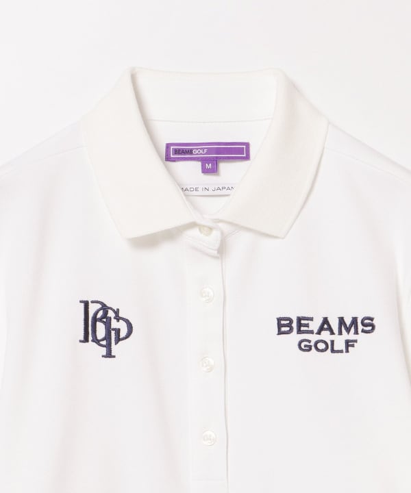 BEAMS GOLF（ビームス ゴルフ）〈WOMEN〉 PURPLE LABEL / スフィダンテ ベア鹿の子 ボタンダウンポロシャツ（シャツ・ブラウス  ポロシャツ）通販｜BEAMS