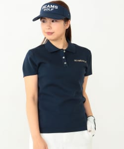 〈WOMEN〉 PURPLE LABEL / ハイゲージ ニットポロシャツ