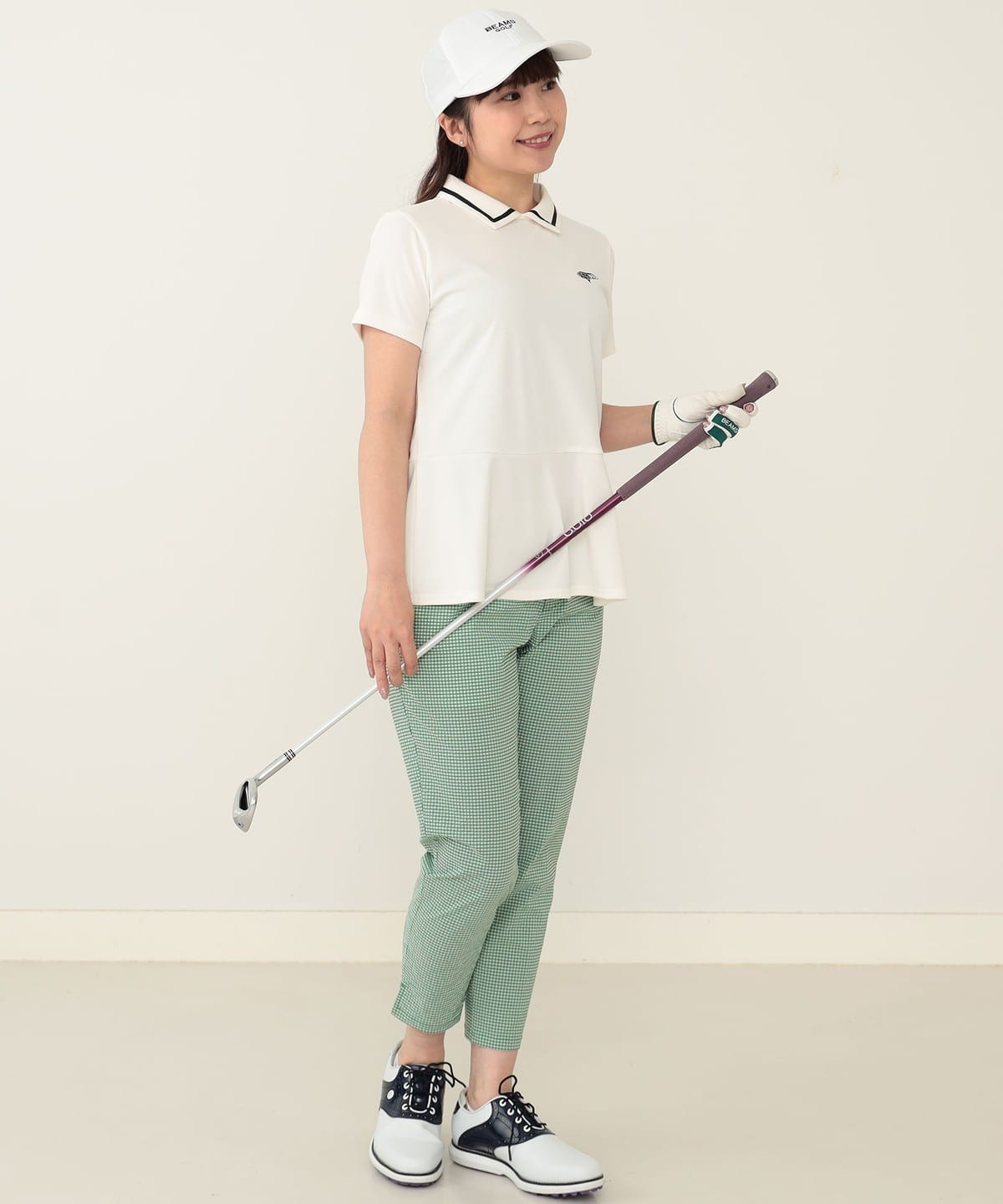 BEAMS GOLF BEAMS GOLF LABEL / 腰部 Polo 衫 (襯衫/襯衫 Polo