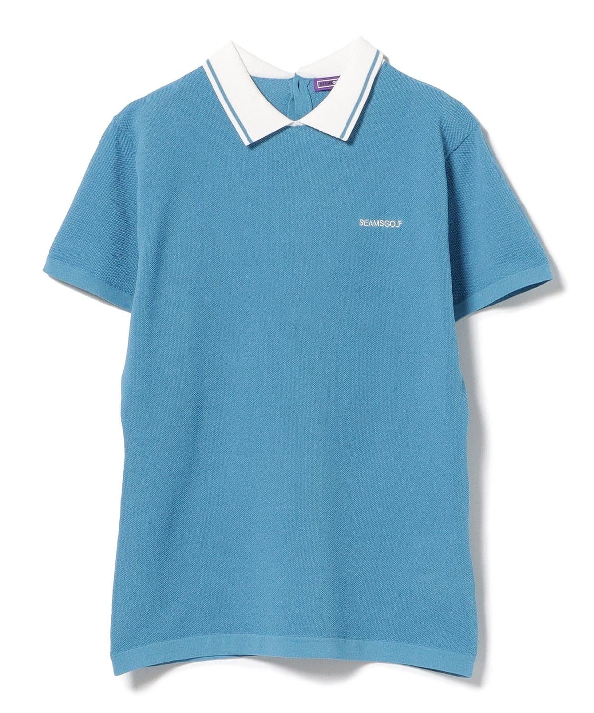 【10/2再値下げ】PURPLE LABEL / 麻混 白襟 ニット トップス WOMEN BLUE L 【10/2再値下げ】PURPLE LABEL / 麻混 白襟 ニット トップス WOMEN BLUE L