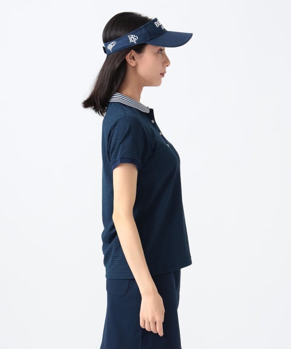 BEAMS GOLF（ビームス ゴルフ）PURPLE LABEL / 襟裏ロゴ 格子柄