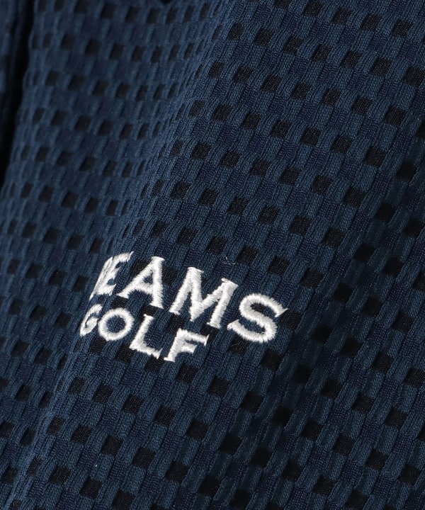BEAMS GOLF（ビームス ゴルフ）PURPLE LABEL / 襟裏ロゴ 格子柄