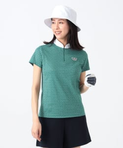 PURPLE LABEL / 小紋柄 ジャカード スタンドカラー シャツ